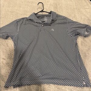 Rhoback Black and White Polo Shirt